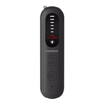 Porodo Spy Guard Wireless Signal & Hidden Camera Detector – 6 Sensitivity Levels, Infrared Lens Detection, Audible Alarm, 8-Hour Battery Life, Portable Anti-Surveillance Device – Black