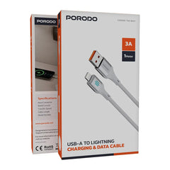 A Photo Of Porodo USB-A to Lightning Charging & Data Cable