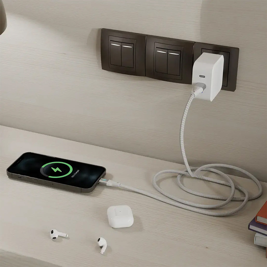 A Photo Of Porodo USB-A to Lightning Charging & Data Cable