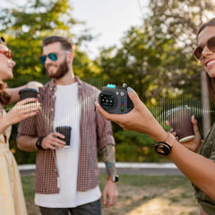 A Photo Of Porodo Vibego Mini RGB Bluetooth Speaker