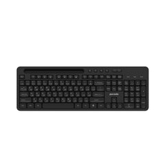 A Photo Of Porodo Wireless 2.4G+BT Keyboard with Pen/Phone Tray and Mouse - Black