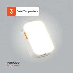 A Photo Of Porodo Phone Stand Fill Light with RGB Lighting and Versatile Design