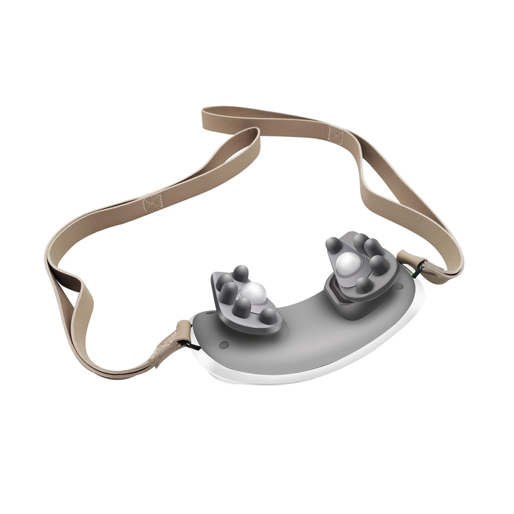 A Photo Of Porodo Lifestyle Neck Massager with Remote controller - White | PD-LSNMR-WH