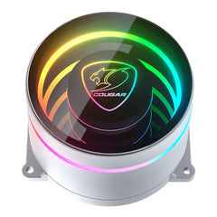 A Photo Of Cougar Poseidon Elite - ARGB AIO Liquid Cooler – High Performance CPU Cooling with Brilliant ARGB Lighting and Efficient Cooling Technology