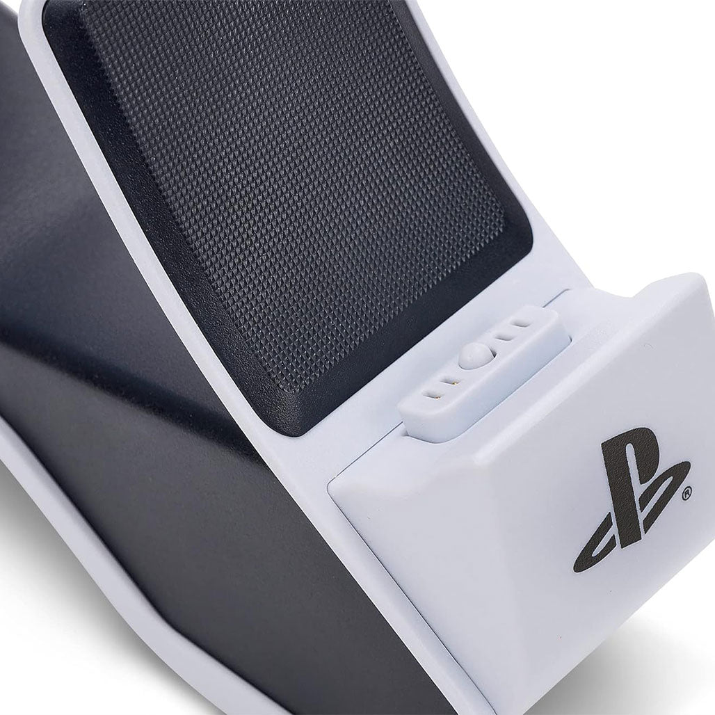 A Photo Of PowerA Twin Charging Station for DualSense Wireless Controllers – Officially Licensed for PS5, AC Powered, LED Indicator