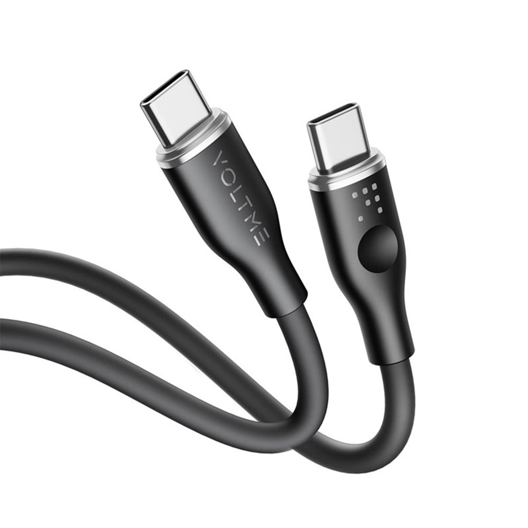 A Photo Of Voltme Powerlink Moss USB-C to USB-C Cable 3.3ft (1M) – 60W