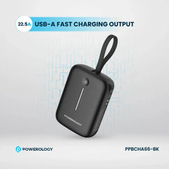 A Photo Of Powerology 10000mAh Power Bank - PPBCHA66-BK