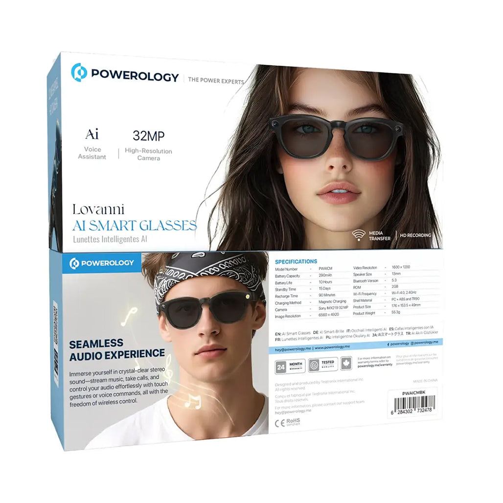 A Photo Of Powerology Luvani Smart Glasses