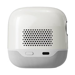 A Photo Of Powerology Mini Beam Portable Projector - White