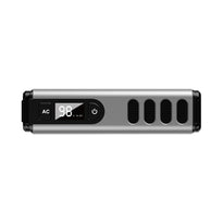 Powerology 32000mAh Mini Power Station with 150W AC Output and 100W PD Charging – Portable Charger for Laptops, Phones, and Tablets – Gray