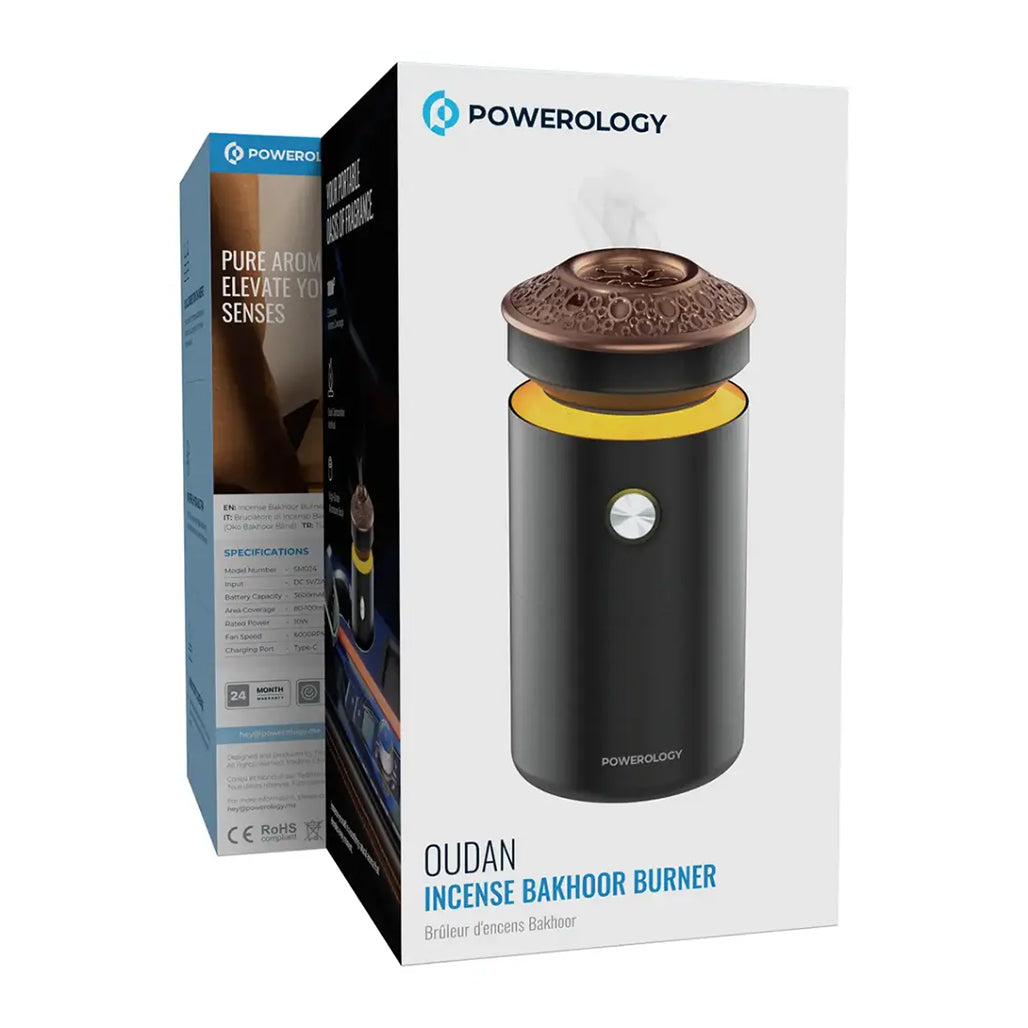 A Photo Of Powerology Oudan Incense Bakhoor Burner