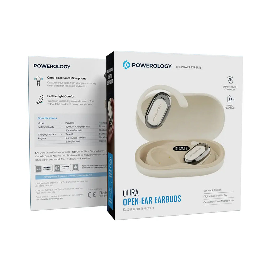 A Photo Of Powerology Oura Open-Ear Earbuds
