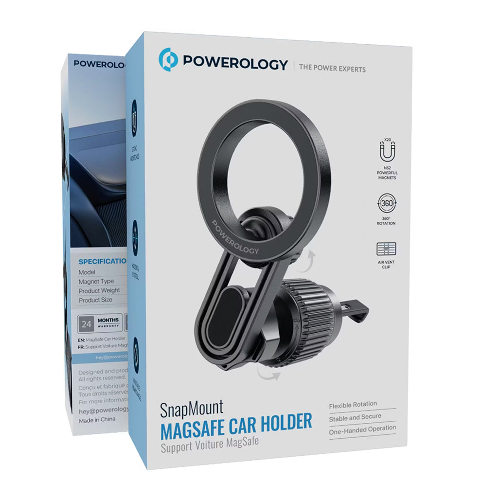 A Photo Of Powerology SnapMount MagSafe Car Holder