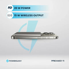 A Photo Of Powerology Ultra-Thin 5000mAh MagSafe Power Bank