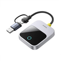 Baseus Prime Trip Safe Journey Wireless CarPlay Adapter for iPhone - Converts Wired CarPlay to Wireless, Dual-Screen