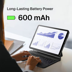 A Photo Of Belkin Pro Arabic Keyboard Case with Magnetic Stand for iPad Pro 11