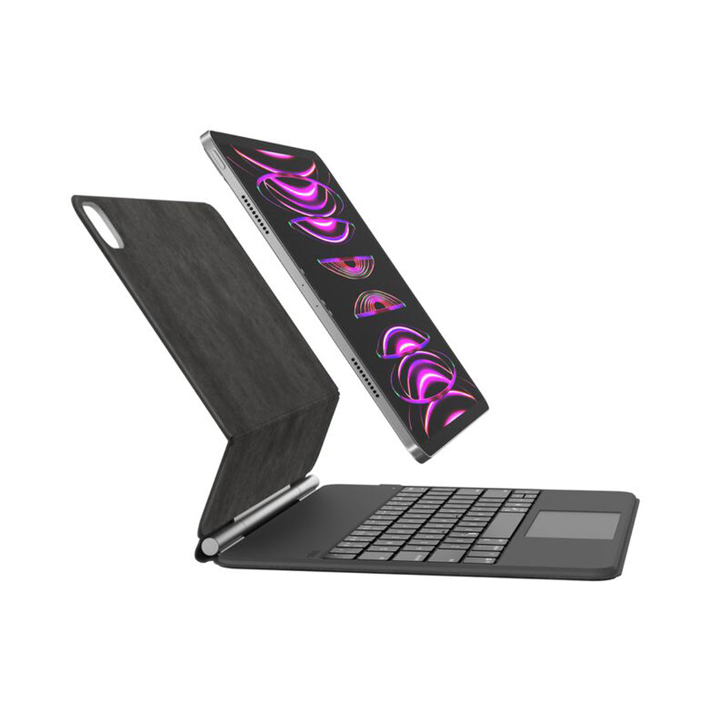 A Photo Of Belkin Pro Keyboard Case with Arabic Keys & Magnetic Stand for iPad Pro 13