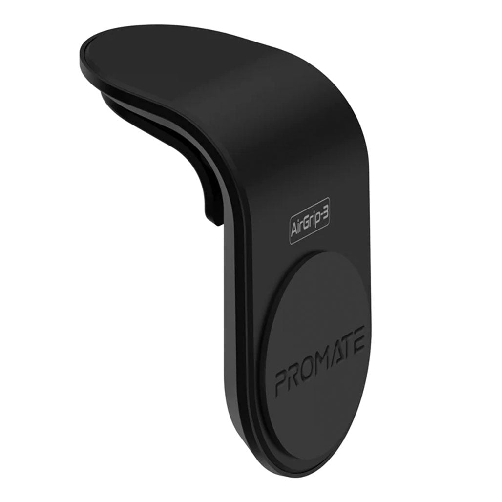 A Photo Of Promate AirGrip-3 360 Degree Air Vent Magnetic Holder | Secure Universal Car Mount - Black