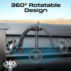 A Photo Of Promate MagHoop-GN MagGrip Magnetic Ring Phone Holder – 360° Cradleless Design | N52 Magnets | MagSafe Compatible