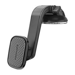 A Photo Of Promate MagMount-XL SecureGrip™ Magnetic Smartphone Holder – Cradleless Windshield & Dashboard Mount for iPhone with Adjustable Arm