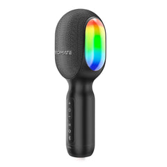 A Photo Of Promate VocalMic 5-in-1 Wireless Karaoke Microphone & Speaker -Black
