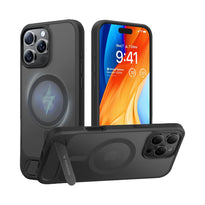 Torras Pstand MagSafe Case for iPhone 16 Pro | Slim, Durable, and Magnetic Case with Adjustable Stand