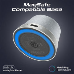 A Photo Of Promate Punch Mini - Bluetooth Speaker with MagSafe Compatibility