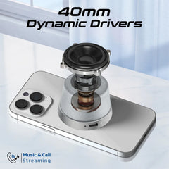 A Photo Of Promate Punch Mini - Bluetooth Speaker with MagSafe Compatibility