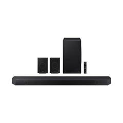 A Photo Of Samsung Q990D - 11.1.4 Channel Wireless Dolby Atmos Soundbar with Rear Speakers
