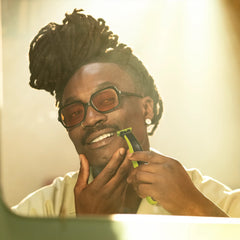 A Photo Of Philips OneBlade Face + Body QP2824/10 Hybrid Trimmer | Waterproof Electric Razor with Dual Blades & Skin Guard