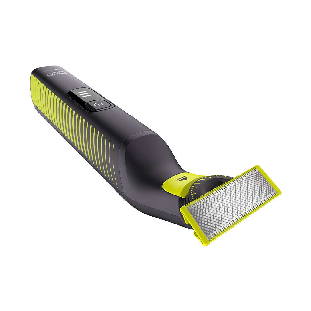 A Photo Of Philips Norelco OneBlade Pro 360 QP6507/70 Face & Body Trimmer