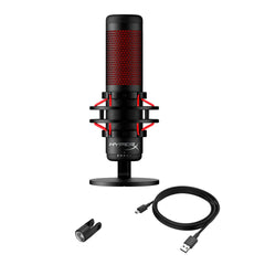 A Photo Of HyperX QuadCast USB Microphone - Black | 4P5P6AA