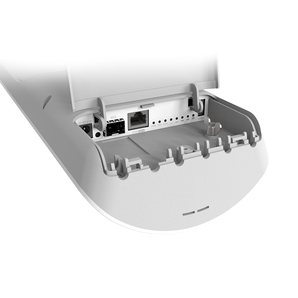 A Photo Of MikroTik mANTBox 52 15s - Dual-Band Outdoor Base Station with PoE, Gigabit Ethernet, and SFP | RBD22UGS-5HPacD2HnD-15S