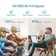 A Photo Of TP-Link RE605X - AX1800 Wi-Fi Range Extender
