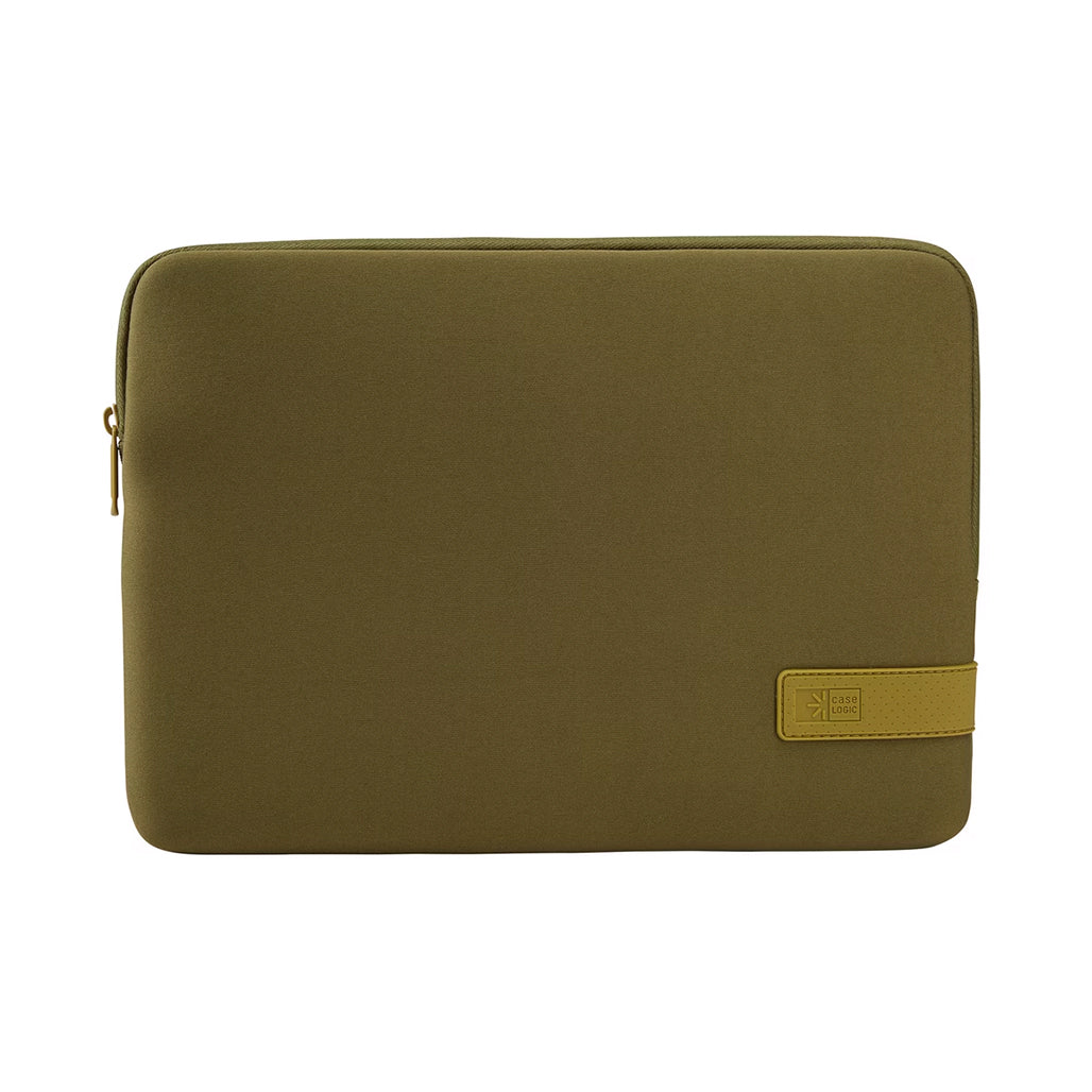 A Photo Of Case Logic Reflect 13-Inch MacBook Pro Sleeve - Green Olive - REFMB-113