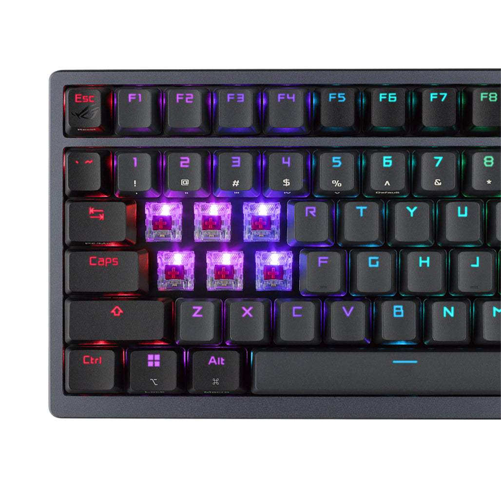 A Photo Of Asus M701 ROG Azoth - 75% TKL Wireless Mechanical Gaming Keyboard with OLED Display