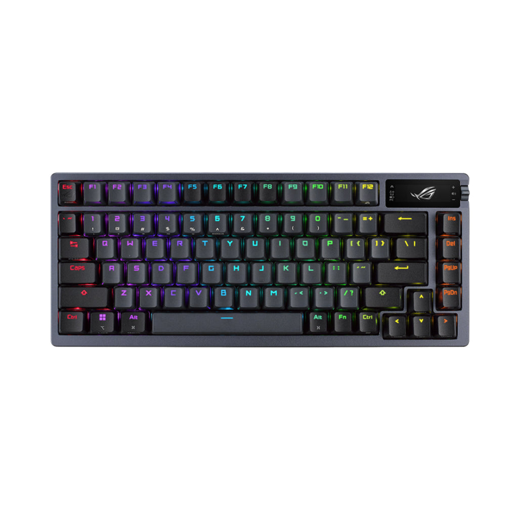 A Photo Of Asus M701 ROG Azoth - 75% TKL Wireless Mechanical Gaming Keyboard with OLED Display
