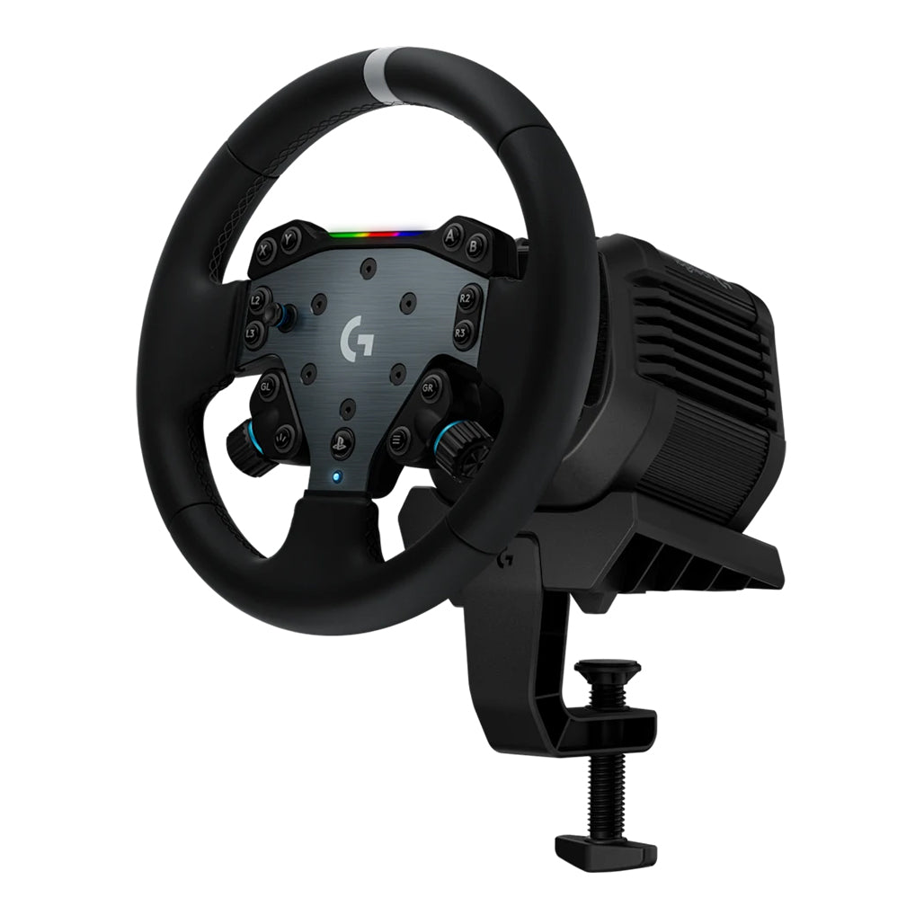 A Photo Of Logitech RS50 System – PS/PC – 8 Nm Direct Drive Base with Steering Wheel and Table Clamp