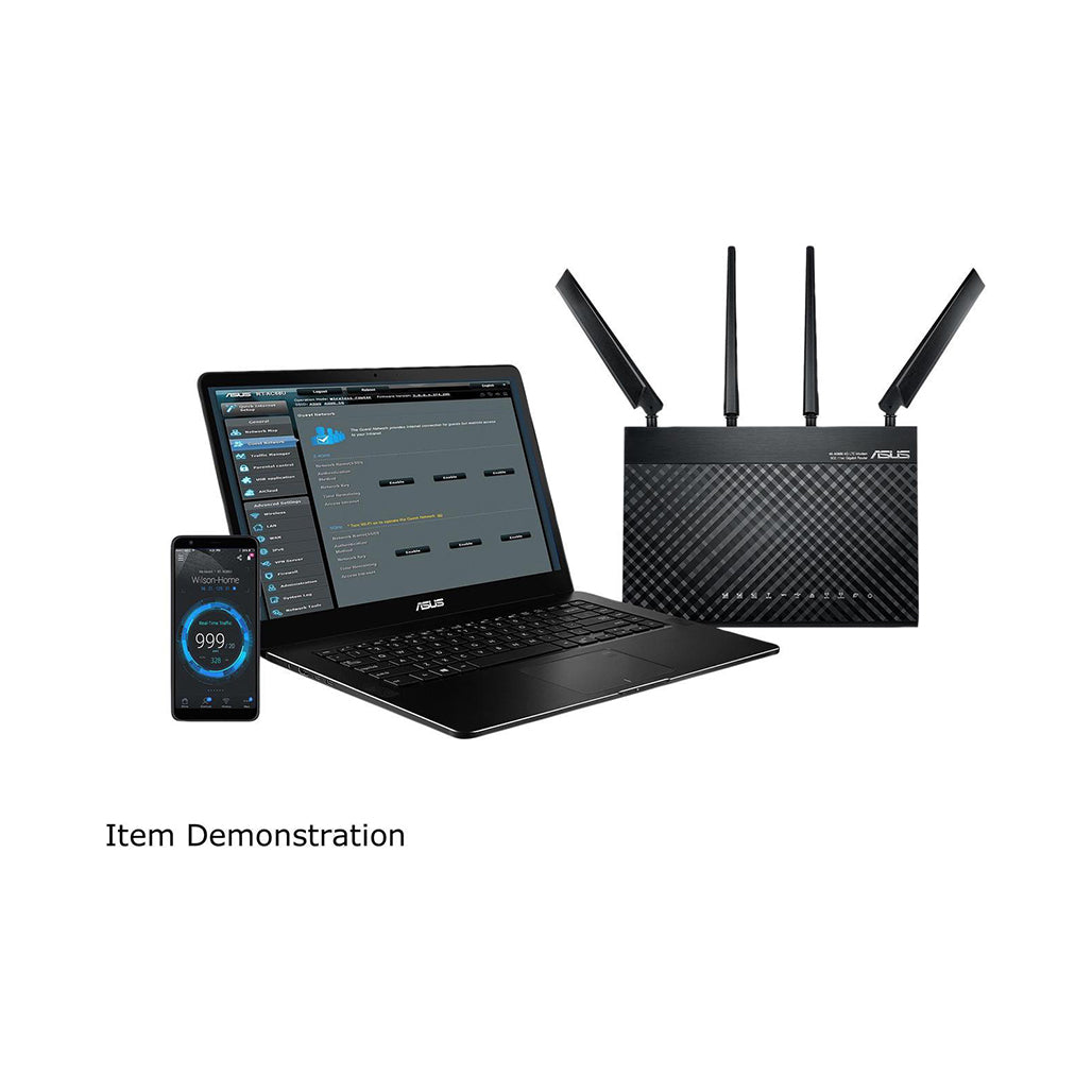 A Photo Of ASUS RT-AC68U 2-Pack - AiMesh AC1900 Whole Home WiFi System