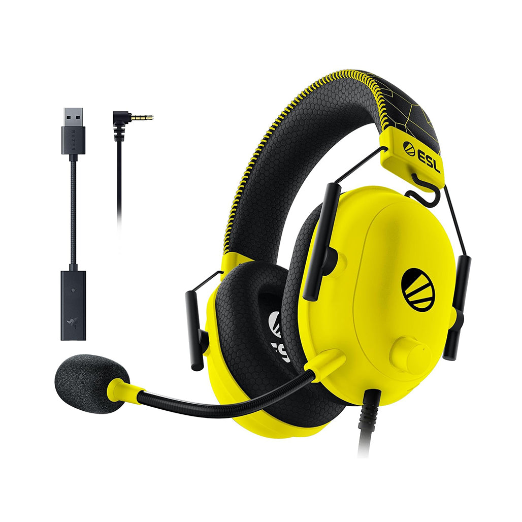 A Photo Of Razer BlackShark V2 Multi-Platform Wired Headset for Esport + USB Sound Card