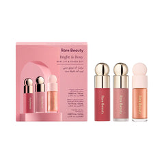A Photo Of Rare Beauty Bright & Rosy Mini Lip And Cheek Set