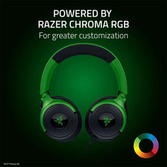A Photo Of Razer Kraken V4 X Minecraft Edition Wired Gaming Headset with RGB