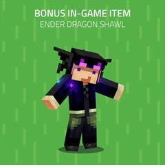 A Photo Of Razer Kraken V4 X Minecraft Edition Wired Gaming Headset with RGB