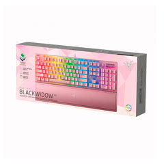 A Photo Of Razer BlackWidow V3 Quartz - Wired Full-Size Mechanical Gaming Keyboard with Green Switches | RZ03-03541800-R3M1