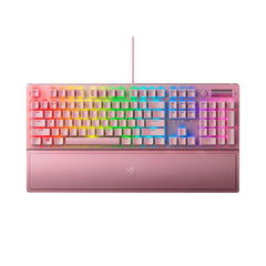 A Photo Of Razer BlackWidow V3 Quartz - Wired Full-Size Mechanical Gaming Keyboard with Green Switches | RZ03-03541800-R3M1