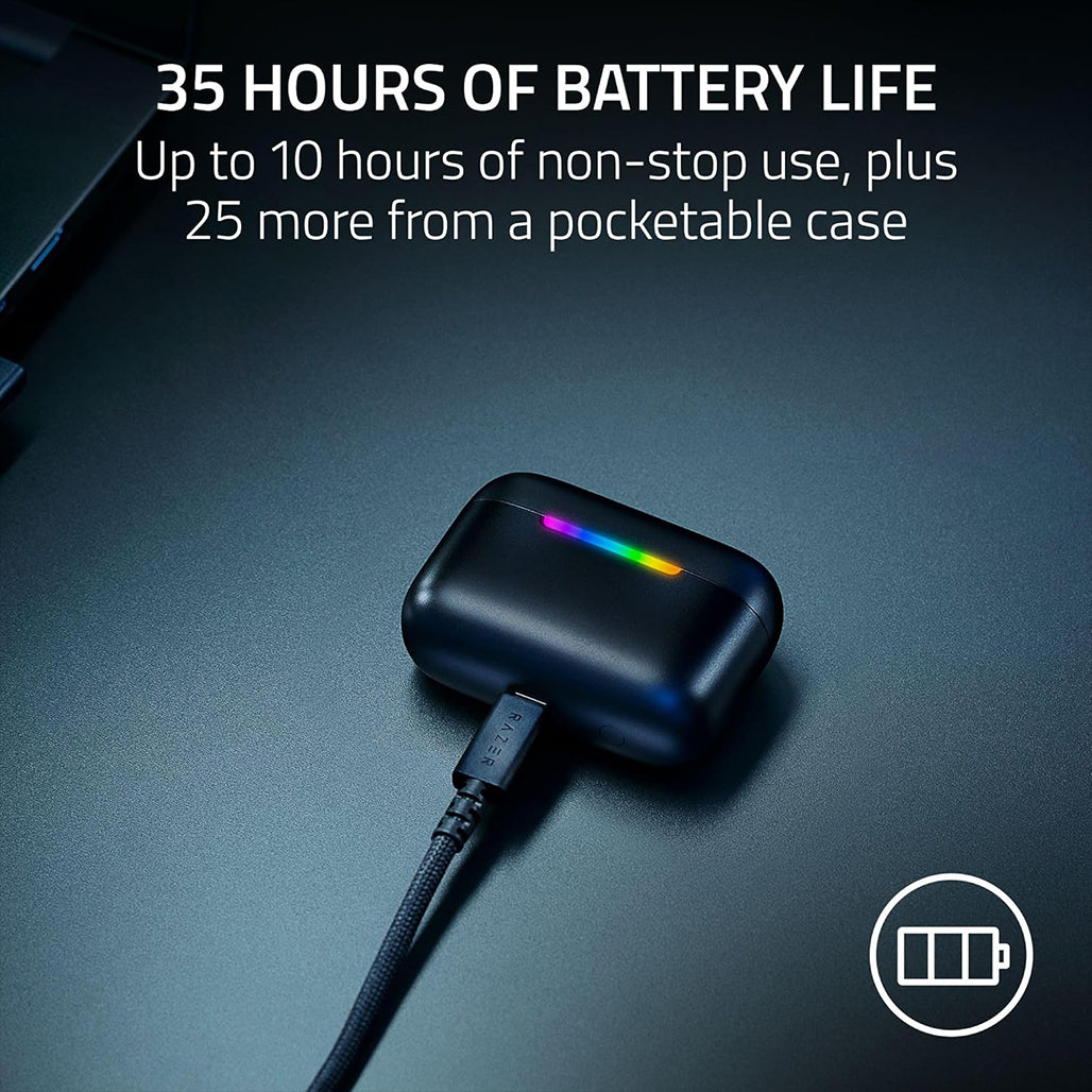 A Photo Of Razer Hammerhead V3 X HyperSpeed - Wireless Gaming Earbuds