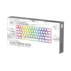 A Photo Of Razer Huntsman Mini - Mercury - 60% Optical Gaming Keyboard