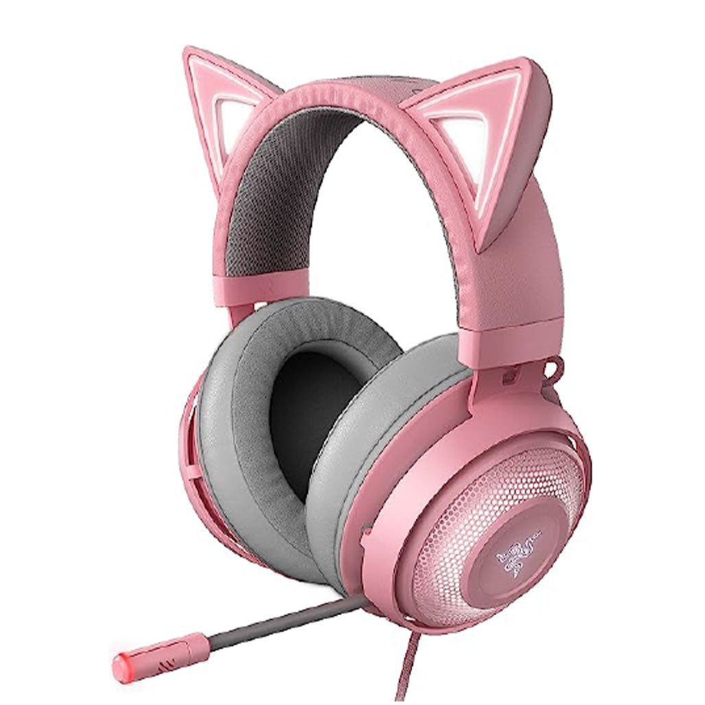 A Photo Of Razer Kraken Kitty - USB Gaming Headset - Quartz