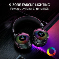 A Photo Of Razer Kraken V4 Pro - RGB Wireless Gaming Headphones with Control Hub