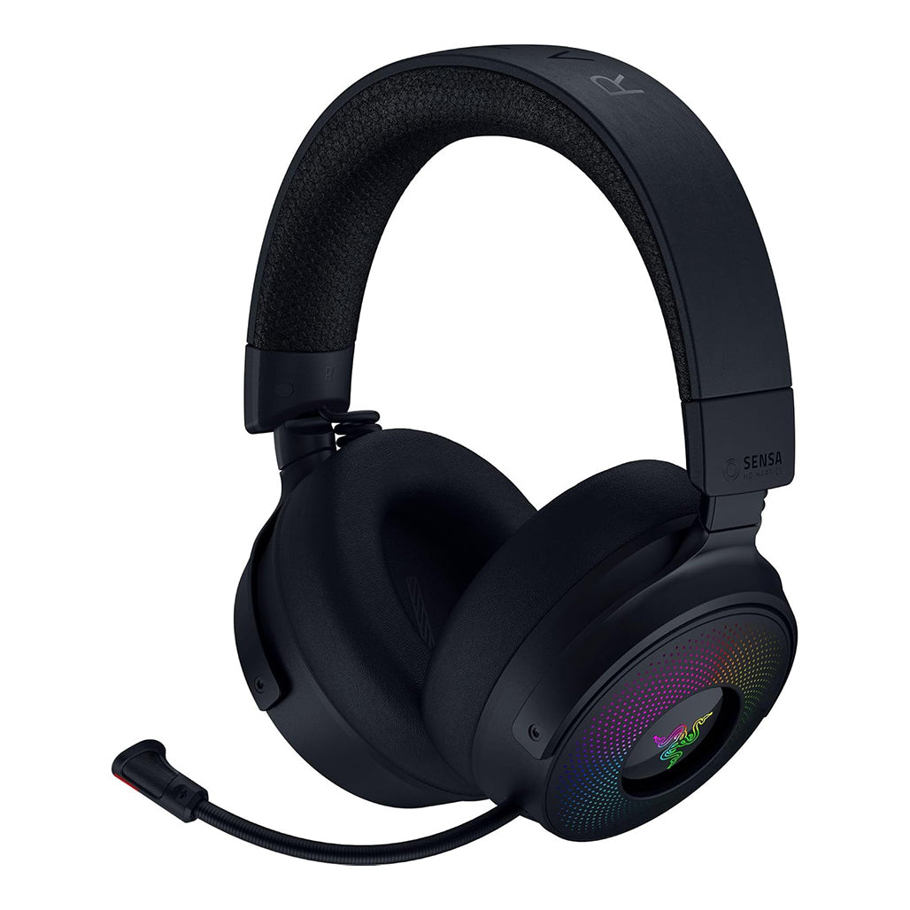A Photo Of Razer Kraken V4 Pro - RGB Wireless Gaming Headphones with Control Hub